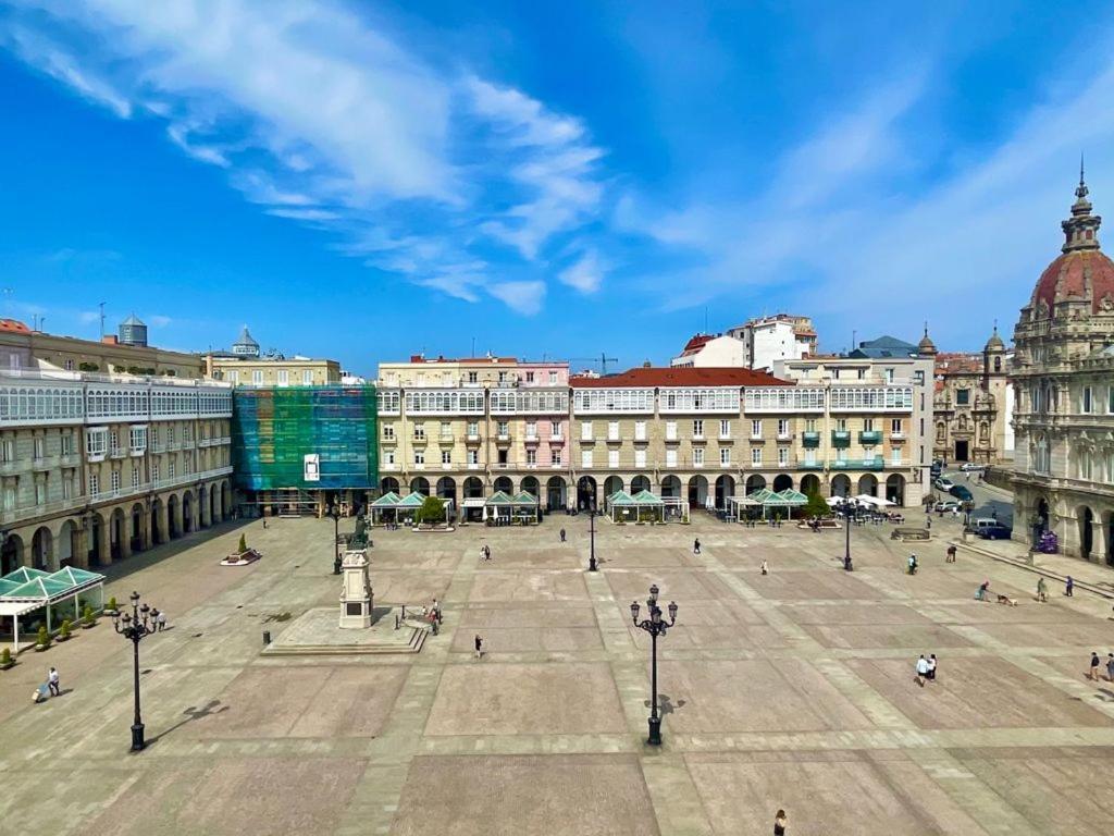 Apartamento Maria Pita Lägenhet A Coruña Exteriör bild
