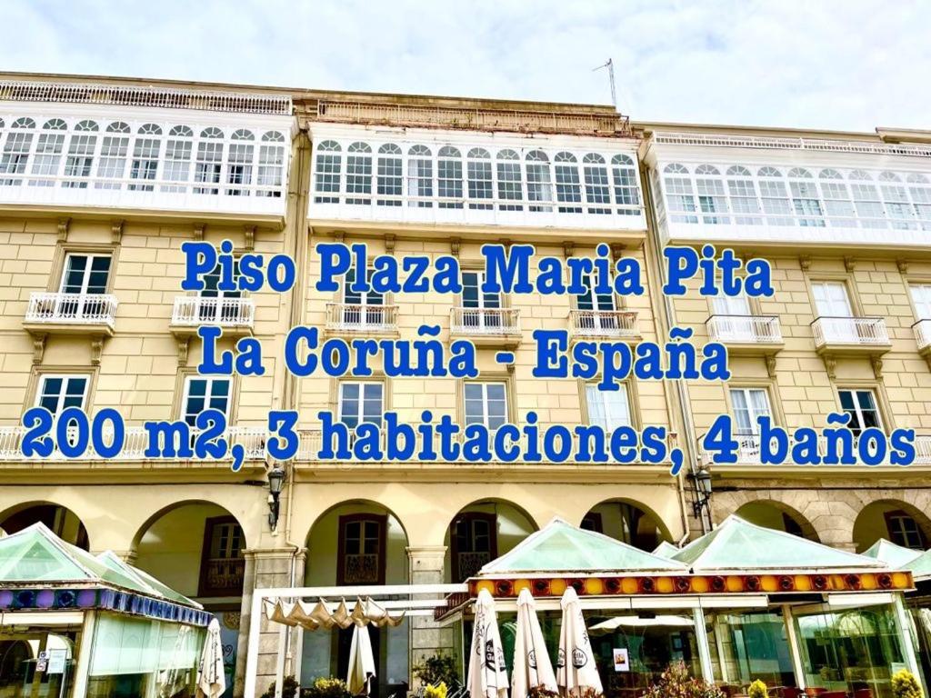 Apartamento Maria Pita Lägenhet A Coruña Exteriör bild